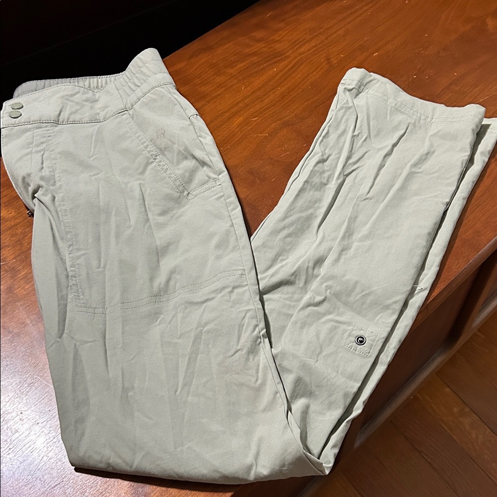 Women’s Light Khaki Travel Stretch Pants - Classic Casual